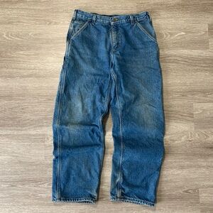 Fleece lined Carhartt jeans